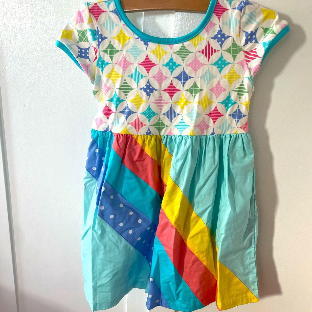 NWOT rainbow 🌈 dress. Matilda Jane. Size 4.